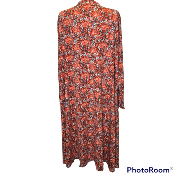 NWT Lularoe floral duster/cardigan - Picture 5 of 5